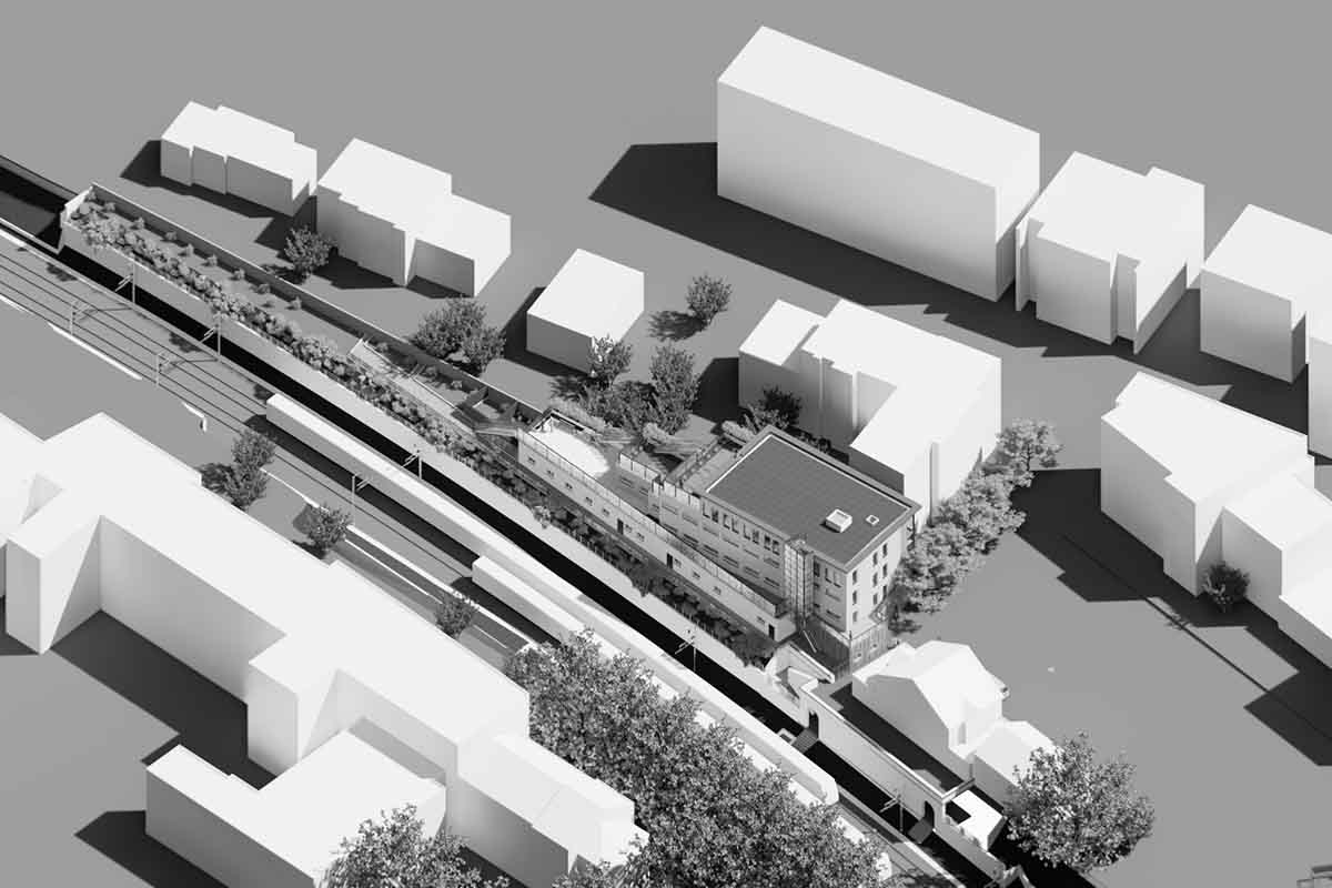 Immeuble à usage mixte médical et bureaux